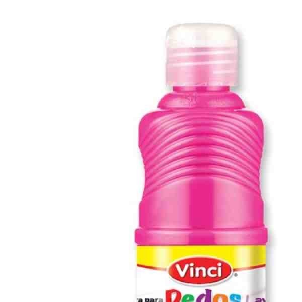 PINTURA DEDOS LAVABLE VINCI 237ML.MAGENTA E.6